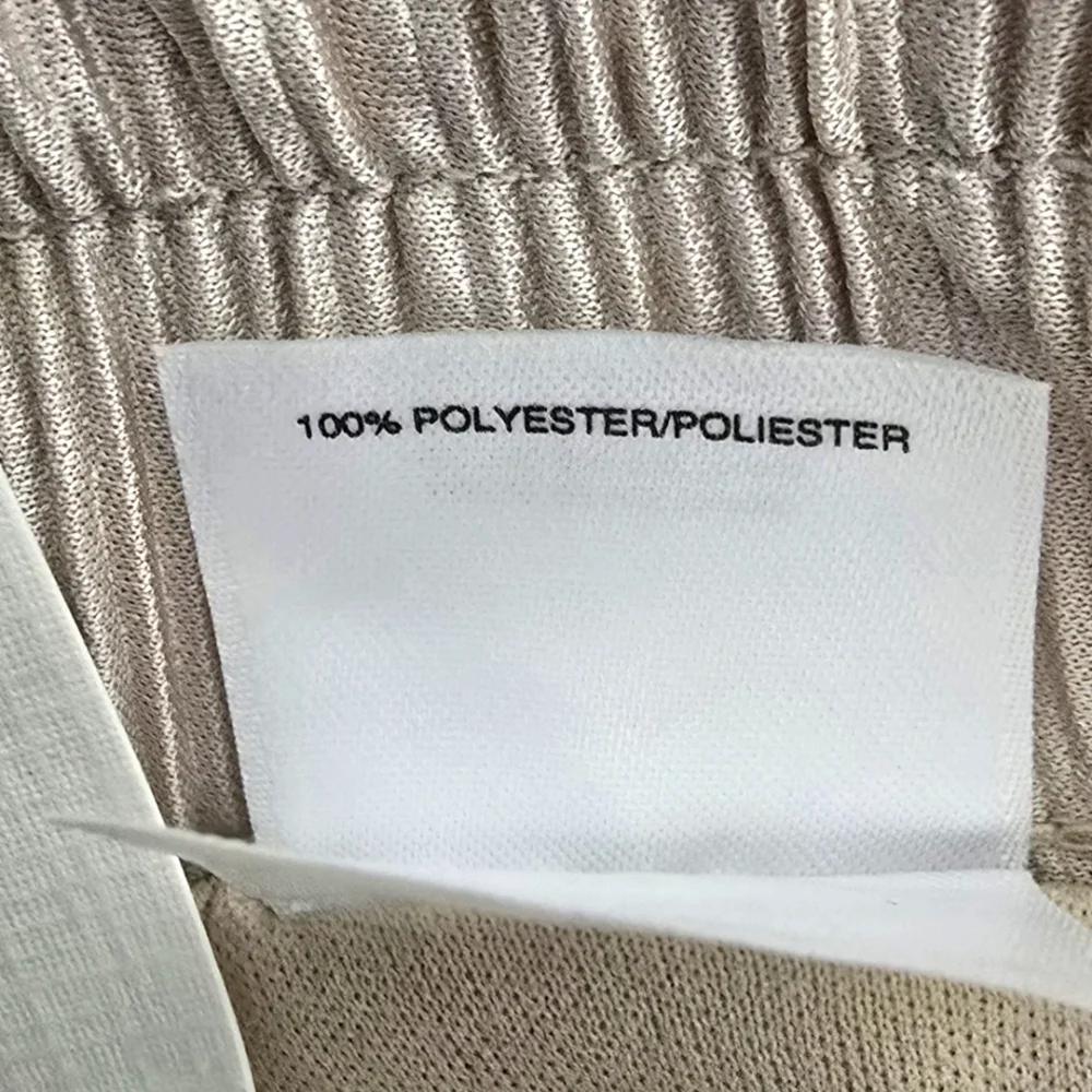 NWT‎ Anne Klein Beige Fully Lined Flowy Trousers Size M - Picture 10 of 11